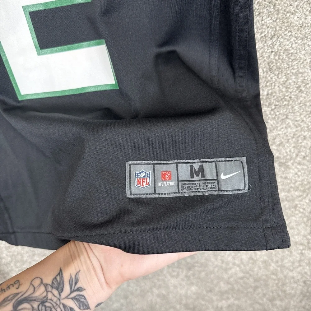 Nike Zach Wilson New York Jets Jersey Youth Medium 10-12 Black NFL Football